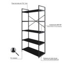 Ver imagem 6 de Estante com 5 Prateleiras 152cm x 80cm x 33cm Yon Preto