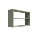 Ver imagem 1 de Nicho Decorativo Retangular com Prateleira 60x40x20 Mdf Plancasa:verde Jade