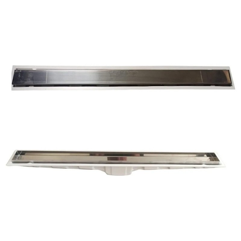 Ralo Oculto Linear em Inox 0,6x100cm Agua Pluvial Hide - 2