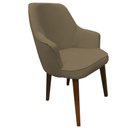 Ver imagem 4 de Kit 2 Cadeiras Decorativa Lara Suede Cappuccino - Dominic Decor