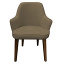 Ver imagem 2 de Kit 2 Cadeiras Decorativa Lara Suede Cappuccino - Dominic Decor