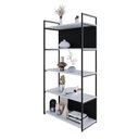 Ver imagem 5 de Estante com 5 Prateleiras 152cm X 80cm X 33cm com Fundo Yon
