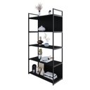 Ver imagem 5 de Estante com 5 Prateleiras 152cm x 80cm x 33cm com Fundo Yon Preto