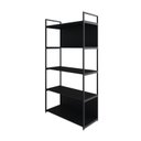 Ver imagem 3 de Estante com 5 Prateleiras 152cm x 80cm x 33cm com Fundo Yon Preto