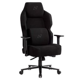 Cadeira Gamer Elements Magna Black, Tecido em Linho, Espuma 75D, Ajustável, Braços 3D, Preto - 70000 - 1