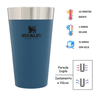 Copo Térmico de Cerveja sem Tampa Stanley 473Ml - Azul - 4