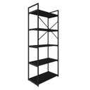 Ver imagem 7 de Estante com 5 Prateleiras 152cm x 60cm x 33cm Yon Preto