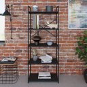 Ver imagem 1 de Estante com 5 Prateleiras 152cm x 60cm x 33cm Yon Preto