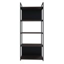 Ver imagem 2 de Estante com 5 Prateleiras 152x60x33cm com Fundo Yon Marrom/Terracota/Preto