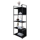 Ver imagem 5 de Estante com 5 Prateleiras 152x60x33cm com Fundo Yon Preto
