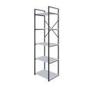 Ver imagem 3 de Estante com 5 Prateleiras 152x45x33cm Yon Branco/Preto