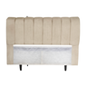 Cabeceira Velutto Solteiro 90cm Suede Bege – Élpis Móveis - 1