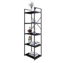 Ver imagem 5 de Estante com 5 Prateleiras 152x45x33cm Yon Preto