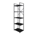 Ver imagem 3 de Estante com 5 Prateleiras 152x45x33cm Yon Preto
