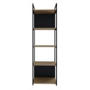 Ver imagem 2 de Estante com 5 Prateleiras 152x45x33cm com Fundo Yon Marrom/Vermont/Preto