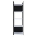Ver imagem 2 de Estante com 5 Prateleiras 152x45x33cm com Fundo Yon Branco/Preto
