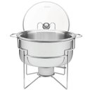 Ver imagem 3 de Rechaud Redondo 7l Inox com Tampa de Vidro Tramontina com Fogareiro