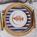 Ver imagem 3 de Prato de Sobremesa Copa e Cia Aquarelle em Cerâmica Náutico Laranja