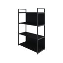 Ver imagem 3 de Estante com 4 Prateleiras 118x80x33cm com Fundo Yon Preto