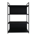 Ver imagem 2 de Estante com 4 Prateleiras 118x80x33cm com Fundo Yon Preto