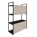 Ver imagem 7 de Estante com 4 Prateleiras 118x80x33cm com Fundo Yon Preto