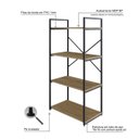 Ver imagem 6 de Estante com 4 Prateleiras 118x60x33cm Yon