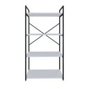Ver imagem 2 de Estante com 4 Prateleiras 118x60x33cm Yon Branco/Preto