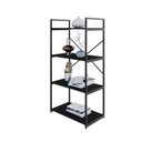 Ver imagem 5 de Estante com 4 Prateleiras 118x60x33cm Yon Preto