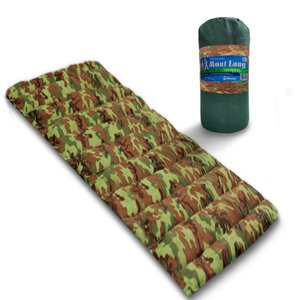 Colchonete Montlong Solteiro Camuflado com Sacola para Transporte