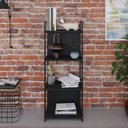 Ver imagem 1 de Estante com 4 Prateleiras 118x45x33cm com Fundo Yon