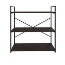 Ver imagem 2 de Estante com 3 Prateleiras 84x80x33cm Yon Marrom/Terracota/Preto