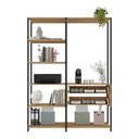 Ver imagem 3 de Estante Livreiro Modular 135cm 2 Peças com 2 Gavetas Multimóveis Mp6029