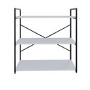 Ver imagem 2 de Estante com 3 Prateleiras 84x80x33cm Yon Branco/Preto