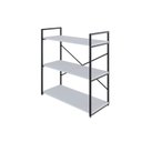 Ver imagem 3 de Estante com 3 Prateleiras 84x80x33cm Yon Branco/Preto