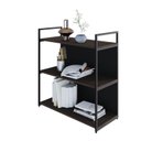 Ver imagem 5 de Estante com 3 Prateleiras 84x80x33cm com Fundo Yon Marrom/Terracota/Preto
