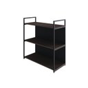 Ver imagem 3 de Estante com 3 Prateleiras 84x80x33cm com Fundo Yon Marrom/Terracota/Preto