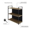 Estante com 3 Prateleiras 84x80x33cm com Fundo Yon - 6