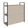 Estante com 3 Prateleiras 84x80x33cm com Fundo Yon - 7