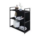 Ver imagem 5 de Estante com 3 Prateleiras 84x80x33cm com Fundo Yon Preto