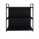 Ver imagem 2 de Estante com 3 Prateleiras 84x80x33cm com Fundo Yon Preto