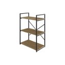 Ver imagem 3 de Estante com 3 Prateleiras 84x60x33cm Yon Marrom/Vermont/Preto
