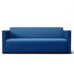 Sofá 3 Lugares Para Sala de Estar Seller D02 Veludo Importado 210 cm C-304 - Lyam Decor - 3