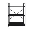 Ver imagem 2 de Estante com 3 Prateleiras 84x60x33cm Yon Preto
