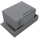 Ver imagem 5 de Kit 03 Suportes Suspensos para Micro-ondas Forno 60x40 Cm Class L03 Cinza - Lyam