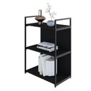 Ver imagem 5 de Estante com 3 Prateleiras 84x60x33cm com Fundo Yon Preto