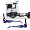 Faixa Scania 2008 Adesivo Azul Lateral Caminhão Decorativo Teu Adesivo Faixa Scania 2008 Adesivo Azu - 1