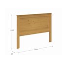 Ver imagem 3 de Cabeceira Casal 140cm em Madeira Maciça Linha Nórdica Yescasa 