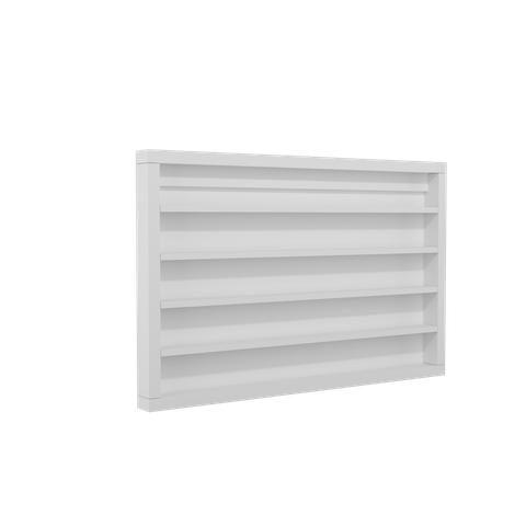 Expositor de Esmaltes Mdf Branco 90x64 Cm Branco