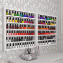 Ver imagem 2 de Expositor de Esmaltes Mdf Branco 90x64 Cm Branco