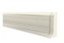 Ver imagem 1 de Moldura Roda Pé Rodapé Branco Pvc 7 Cm - Kit 10 Metros
